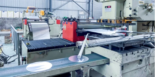 Disc production line shown on brochure page 5